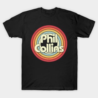 Phil Proud Name Retro Rainbow Tribute T-Shirt